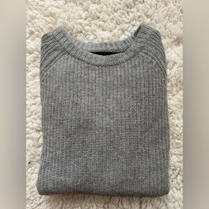 Jenni Kayne Grey cashmere fisherman size Xs